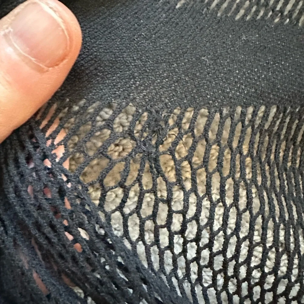 Issey Miyake FÊTE A-POC Inside Cutout Fringe Scarf Rare Avant Garde Mesh Wrap - Picture 16 of 16